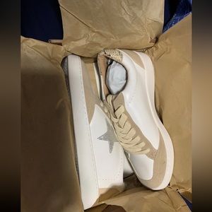 New Oasis Society Irene Glitter Star Sneakers Size 10